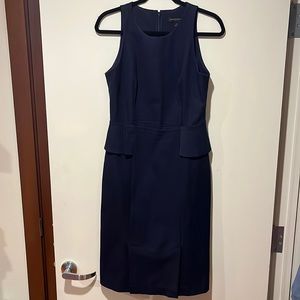 Banana Republic Navy Peplum Dress
